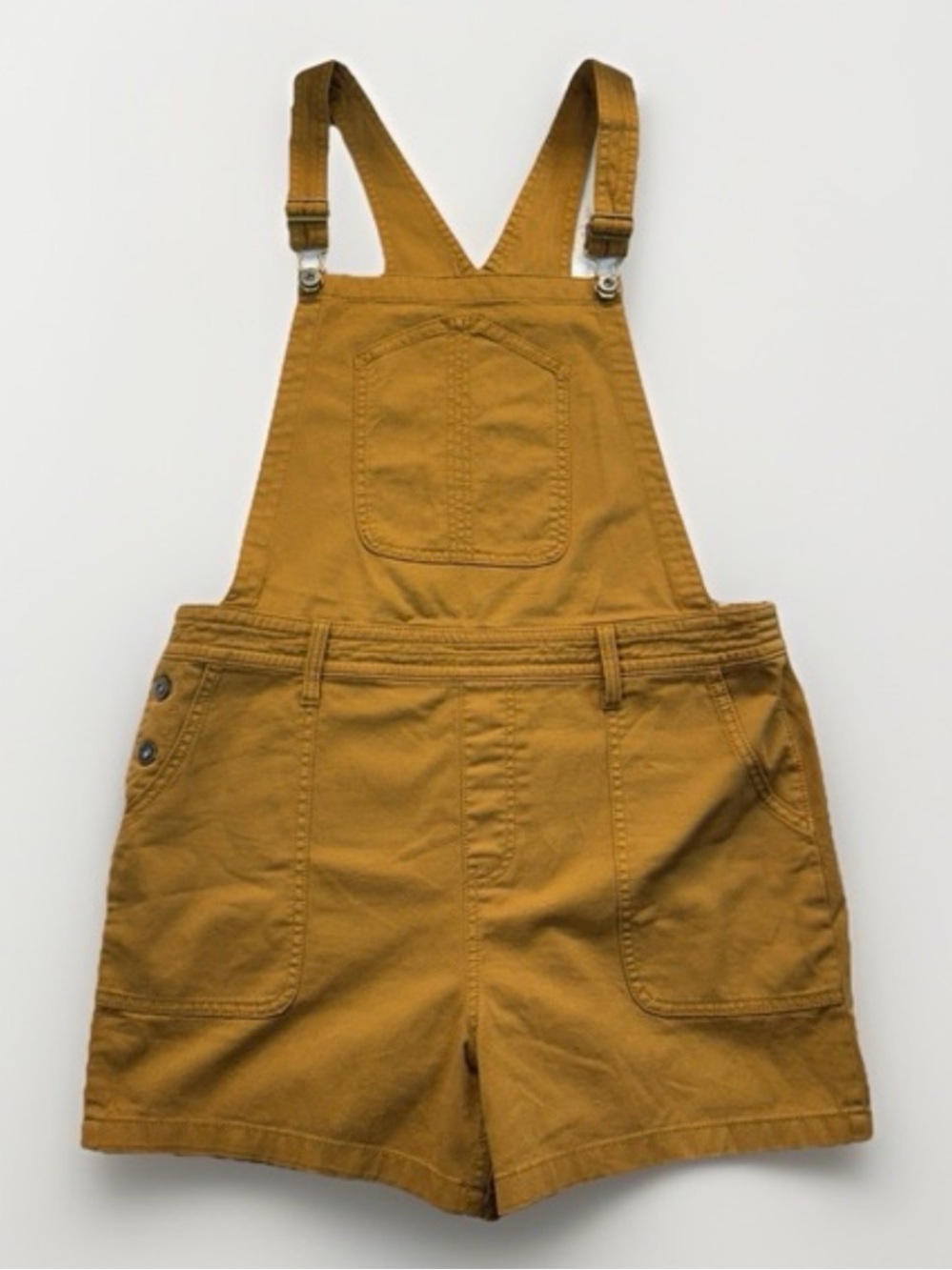 prAna Sancho Shortalls Shorts Overalls Women’s XS Antique Bronze Copper Brown - Picture 13 of 13